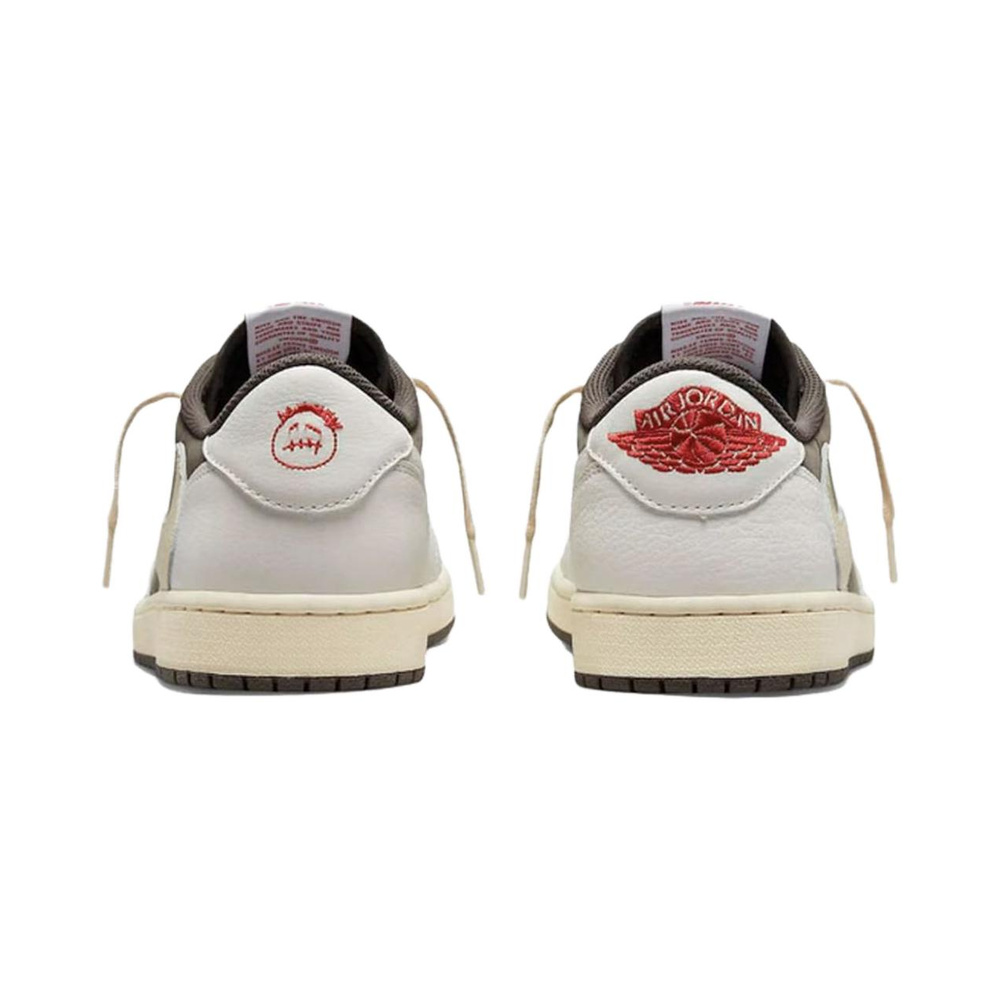 Air Jordan 1 'Pale Ivory / Light British Tan / Muslin / Track Red' Мужские