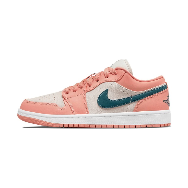 Air Jordan 1 Low 'White / Hyper Violet / Bright Crimson / Obsidian' Женские