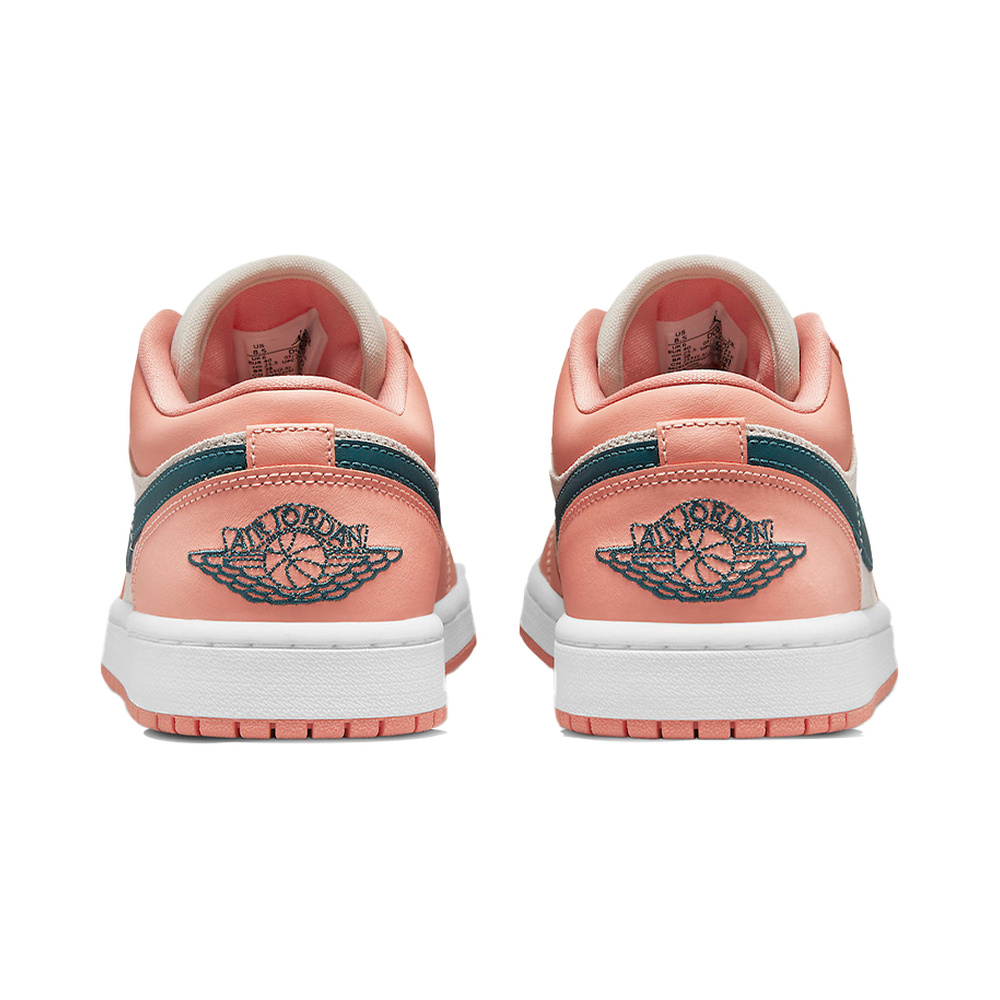 Air Jordan 1 Low 'White / Hyper Violet / Bright Crimson / Obsidian' Женские