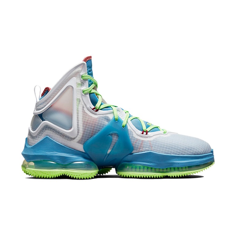 Nike Lebron 19 'White / Bright Crimson / Hyper Turquoise / Obsidian' Мужские