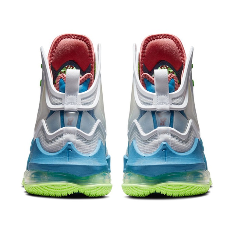 Nike Lebron 19 'White / Bright Crimson / Hyper Turquoise / Obsidian' Мужские