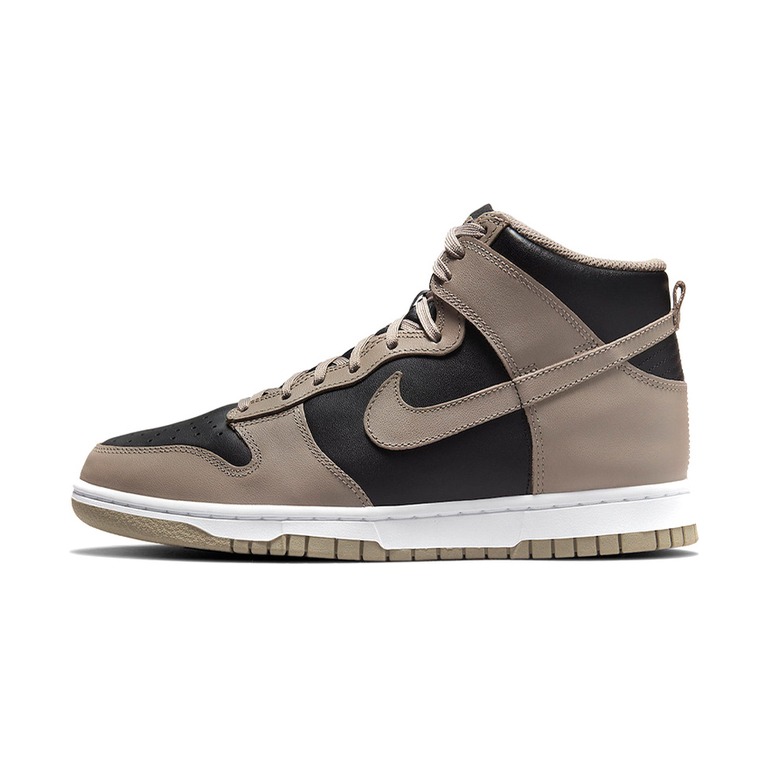 Nike Dunk High 'White / Photon Dust / Metallic Silver / Black' Женские