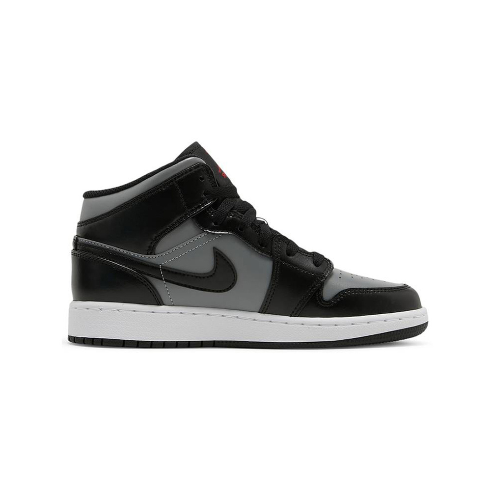 Air Jordan 1 'Black / Particle Grey / White / Gym Red' Унисекс