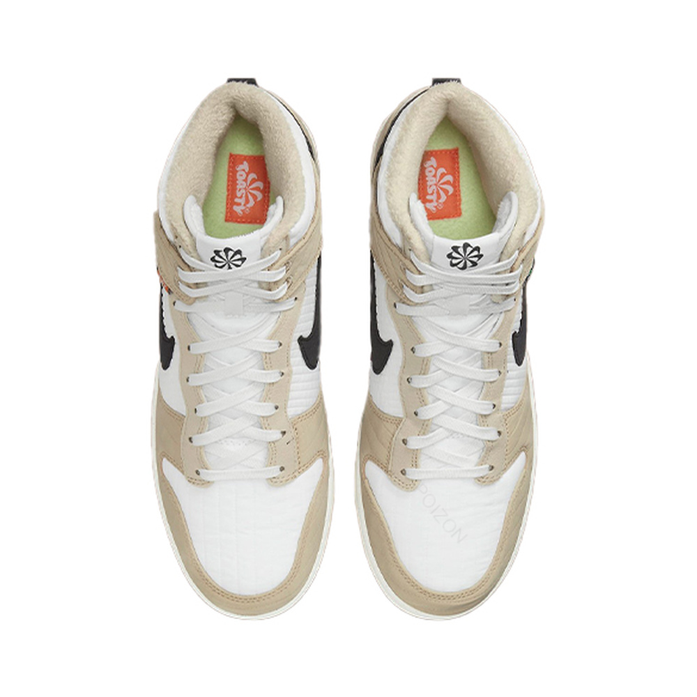 Nike Dunk High 'White / Photon Dust / Metallic Silver / Black' Мужские