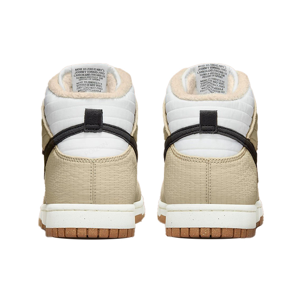 Nike Dunk High 'White / Photon Dust / Metallic Silver / Black' Мужские