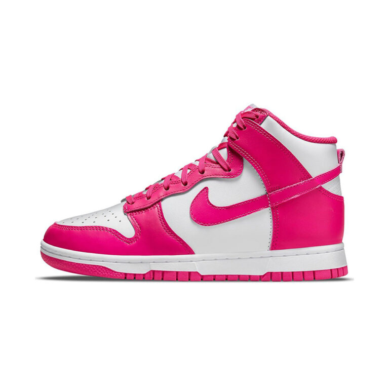 Nike Dunk High 'Black / University Red / Dark Smoke Grey / White' Женские