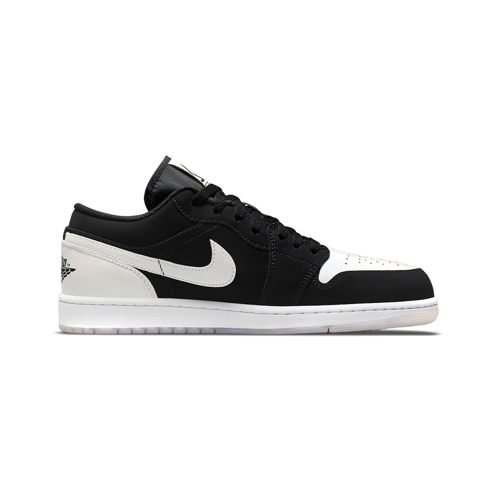 Air Jordan 1 Low 'White / Photon Dust / Metallic Silver / Black' Мужские