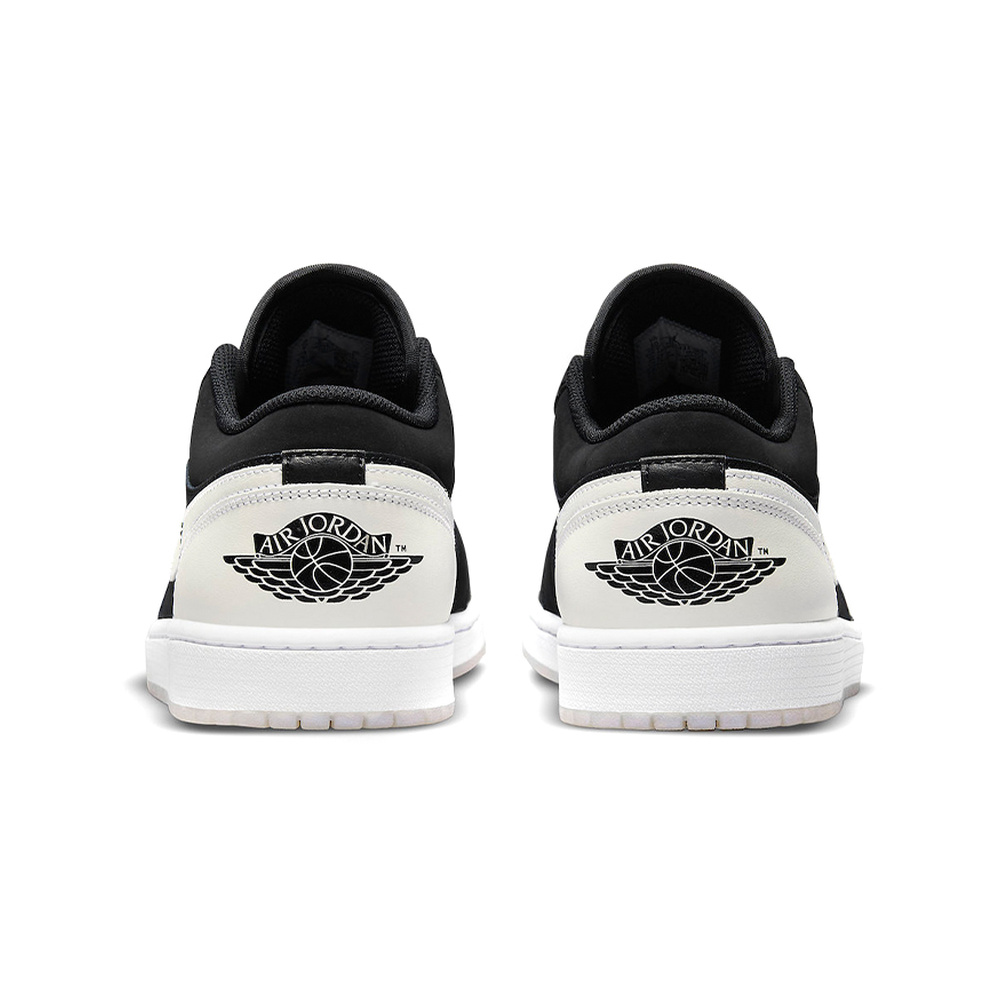 Air Jordan 1 Low 'White / Photon Dust / Metallic Silver / Black' Мужские