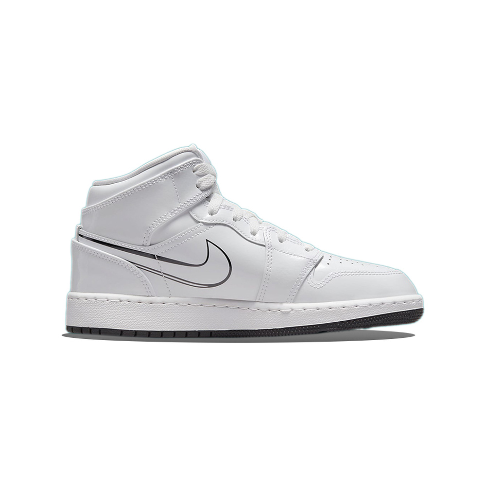 Air Jordan 1 Mid 'Black / Anthracite / White' Унисекс