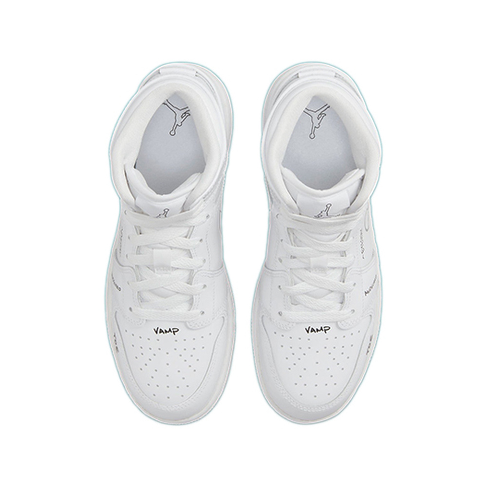 Air Jordan 1 Mid 'Black / Anthracite / White' Унисекс