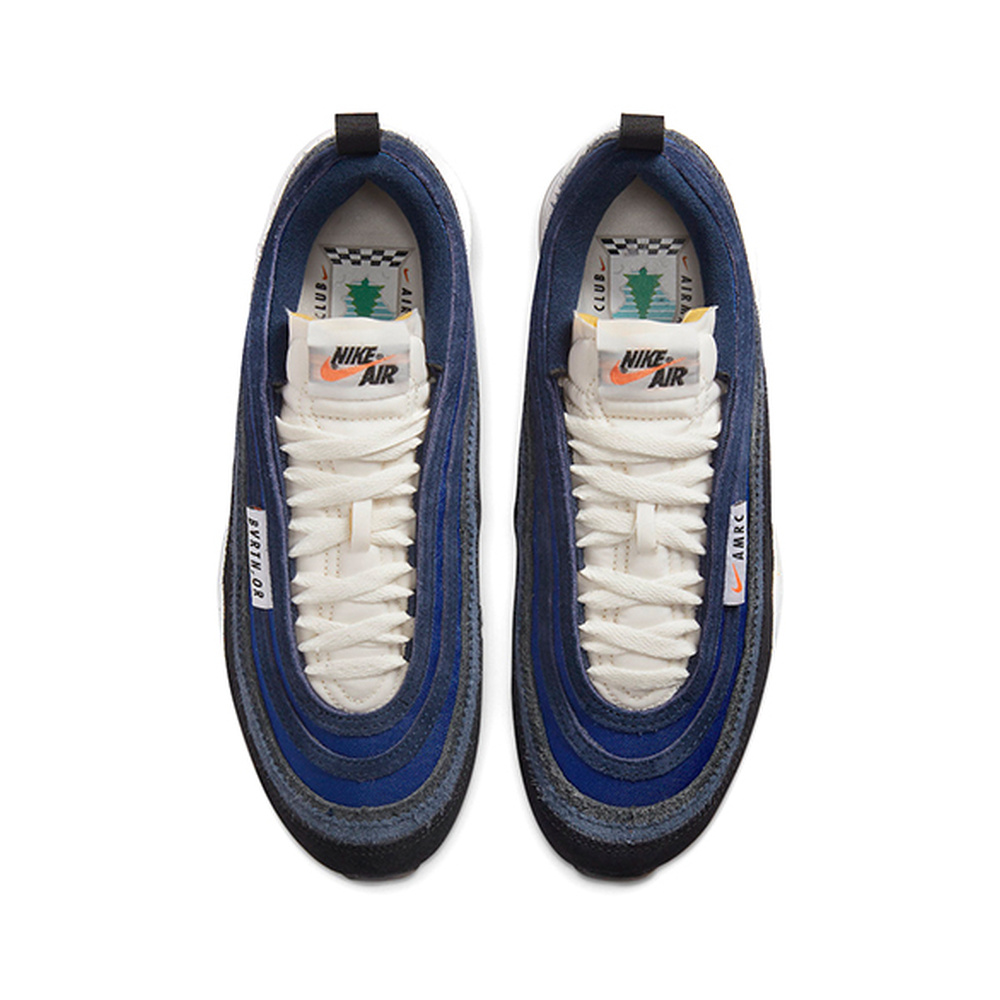 Nike Air Max 97 'Black / Hyper Crimson / White / Chrome' Мужские