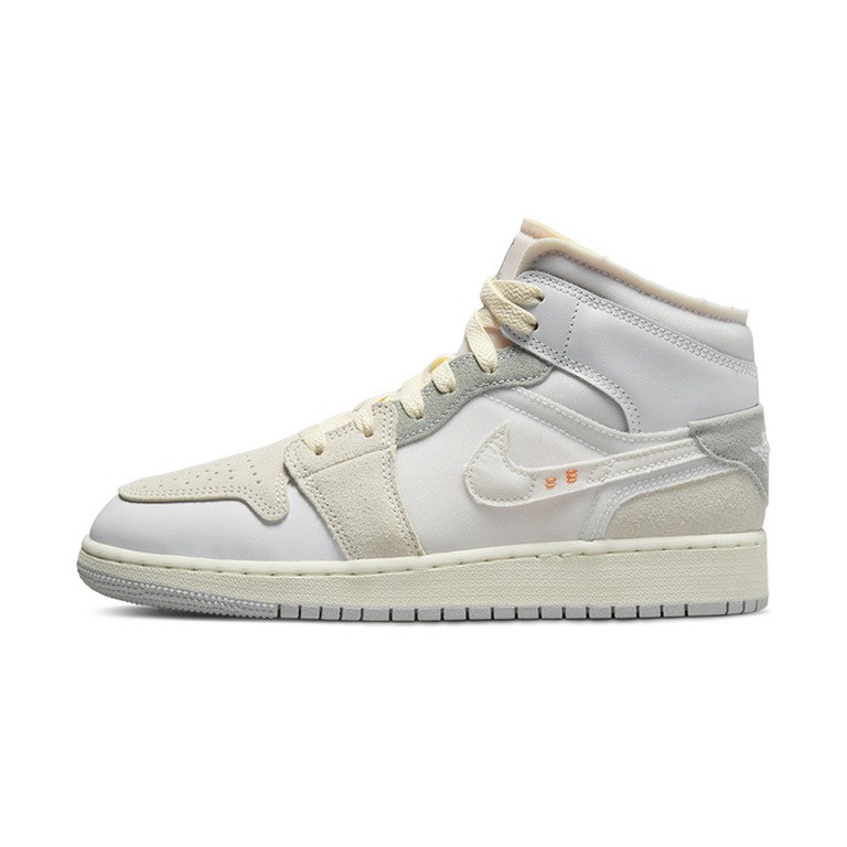 Air Jordan 1 Mid 'Black / Anthracite / Wolf Grey / White' Унисекс