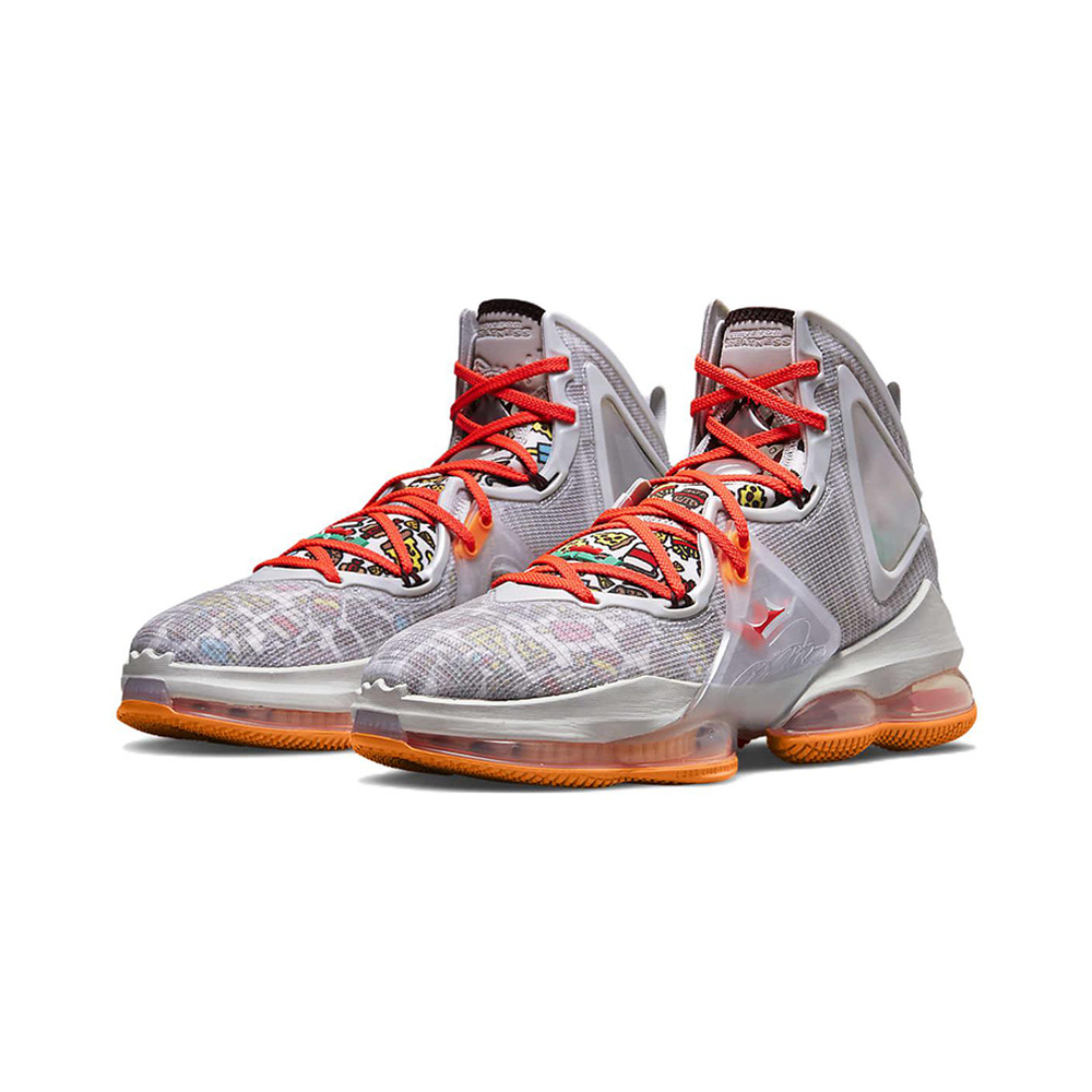 Nike Lebron 19 'Black / Hyper Crimson / White / Chrome' Мужские