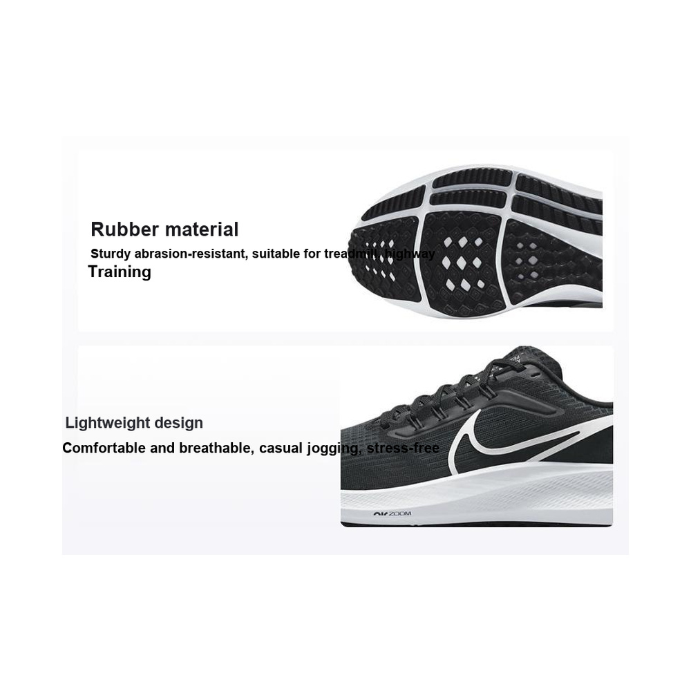 Nike Air Zoom Pegasus 39 'Black / Hyper Crimson / White / Chrome' Мужские
