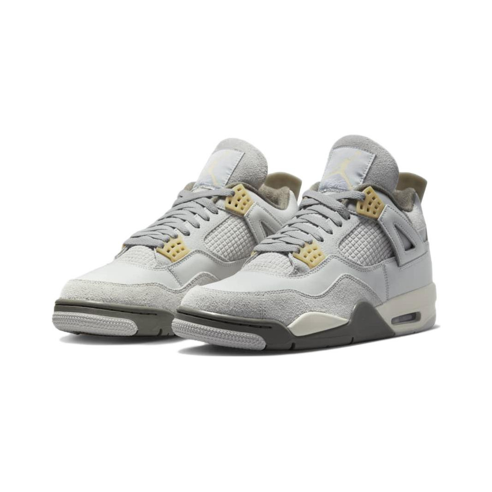 Air Jordan 4 'Black / Metallic Silver / Anthracite / Black' Мужские