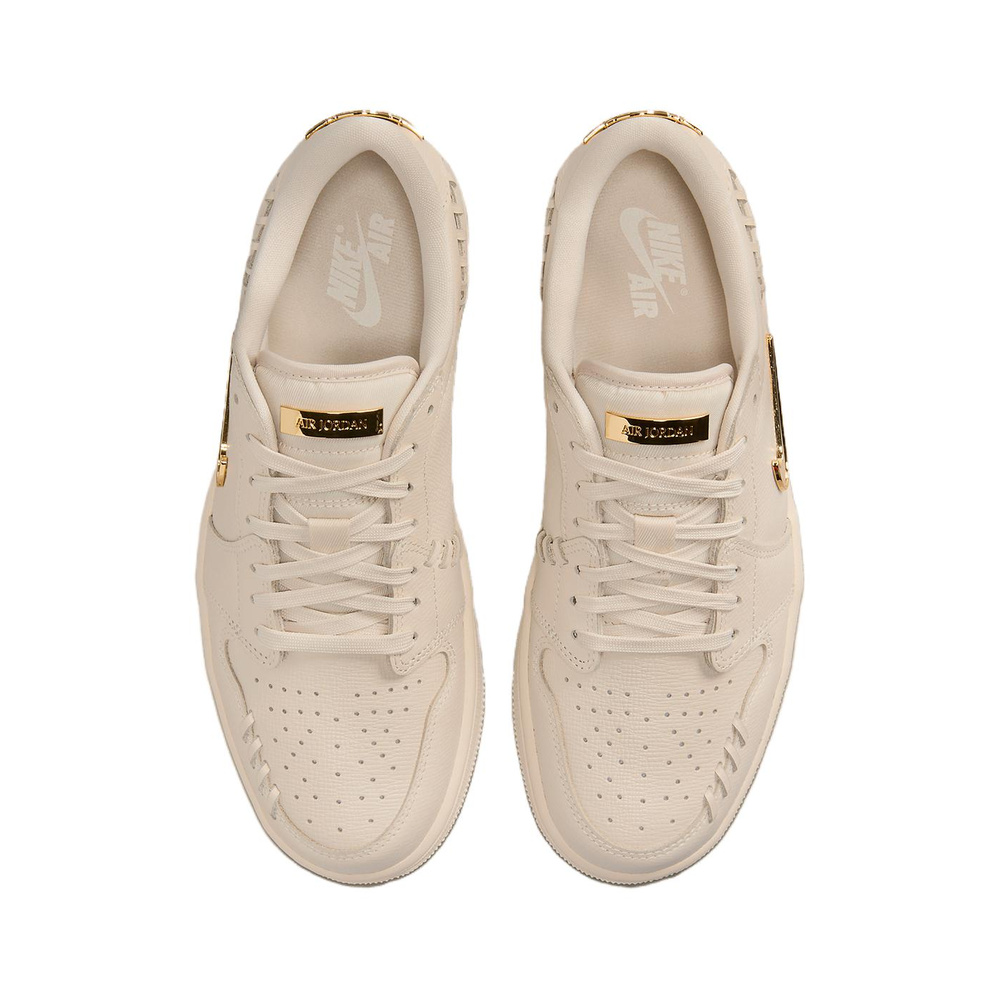 Air Jordan 1 Low 'Sail / Coconut Milk / Anthracite / Metallic Silver' Женские