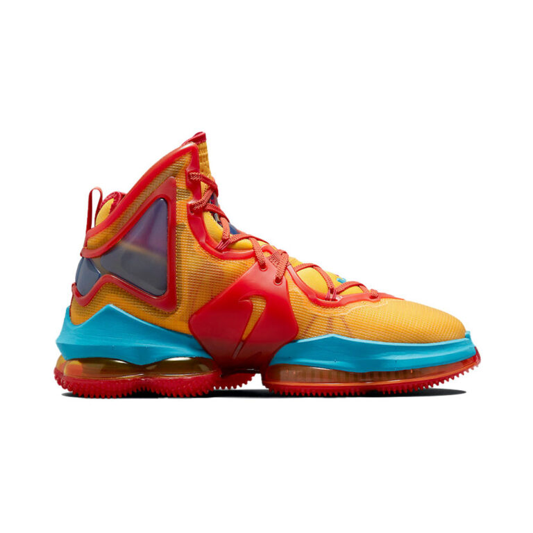 Nike Lebron 19 'Obsidian / Lime Blast / Polar / Pink Foam' Мужские