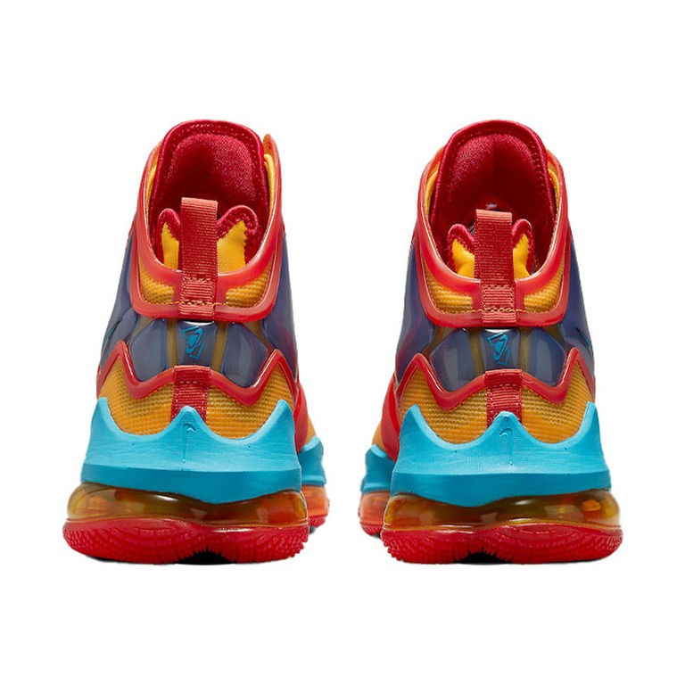 Nike Lebron 19 'Obsidian / Lime Blast / Polar / Pink Foam' Мужские