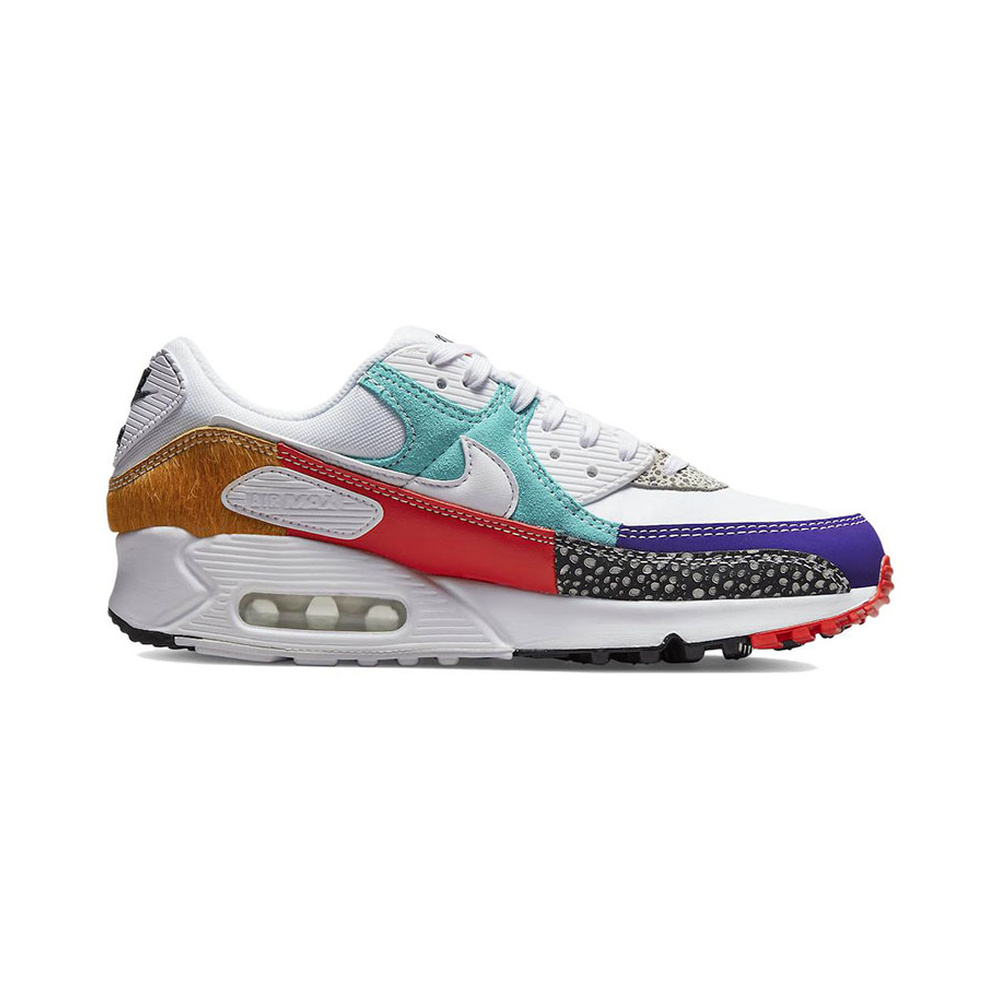Nike Air Max 90 'White / Photon Dust / Metallic Silver / Black' Женские