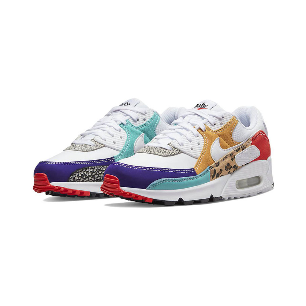 Nike Air Max 90 'White / Photon Dust / Metallic Silver / Black' Женские