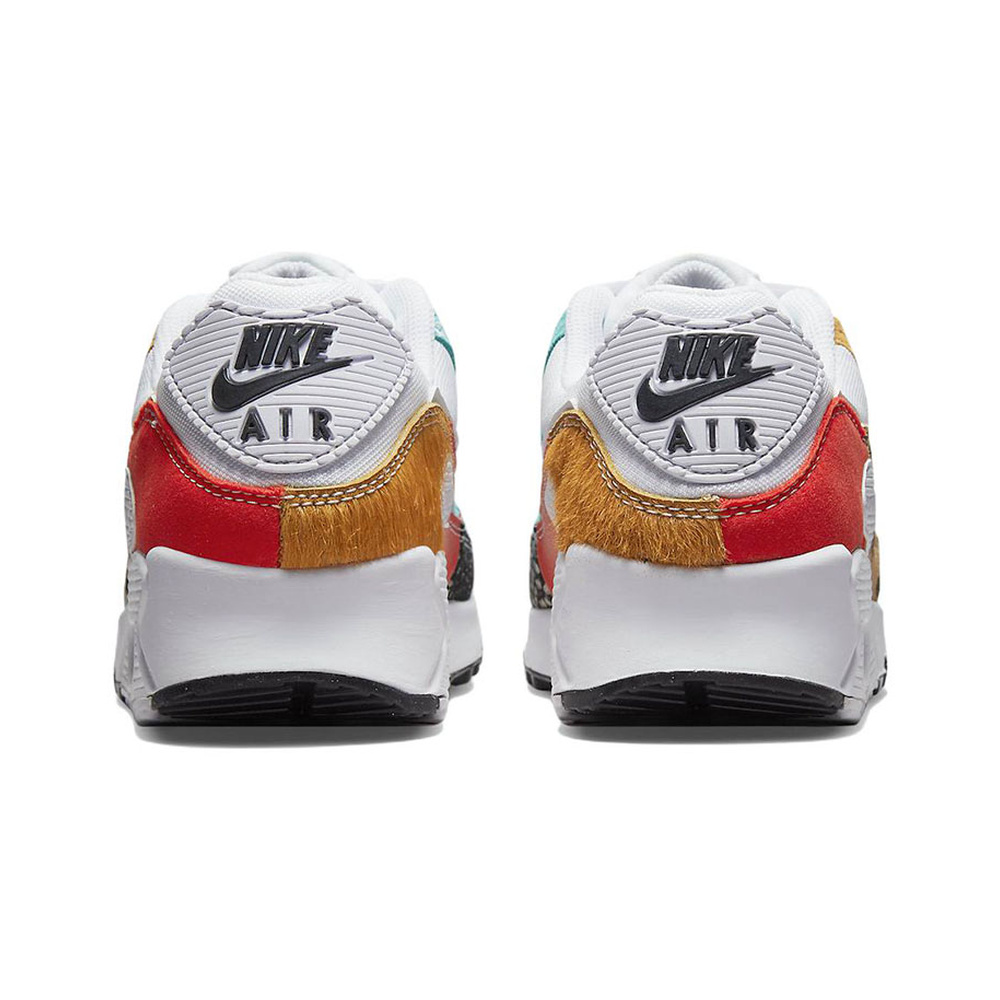 Nike Air Max 90 'White / Photon Dust / Metallic Silver / Black' Женские
