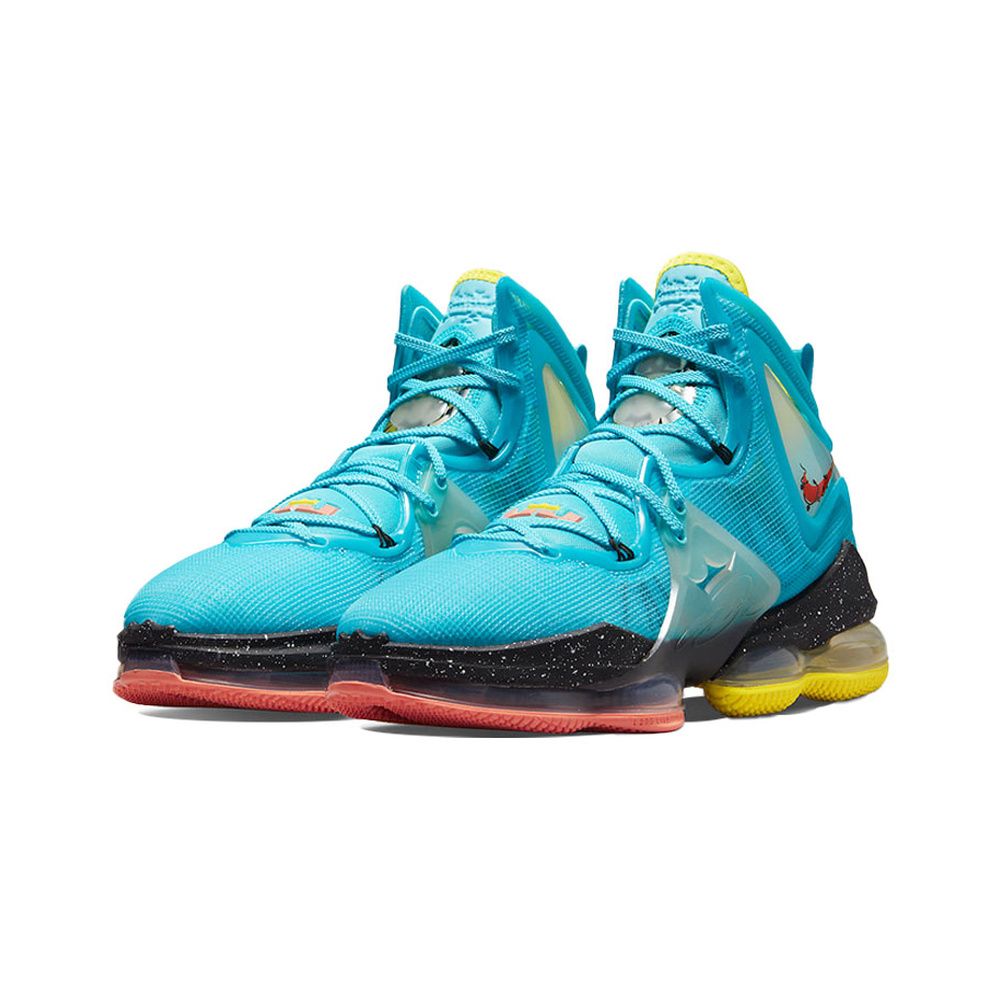 Nike Lebron 19 'White / Bright Crimson / Hyper Violet / Obsidian' Мужские