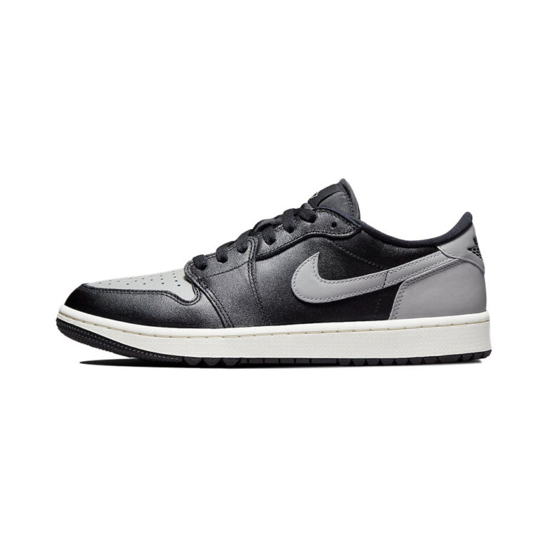 Air Jordan 1 Low 'Black / Metallic Silver' Мужские
