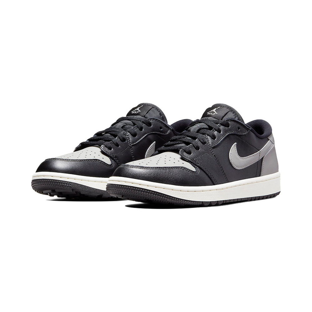 Air Jordan 1 Low 'Black / Metallic Silver' Мужские