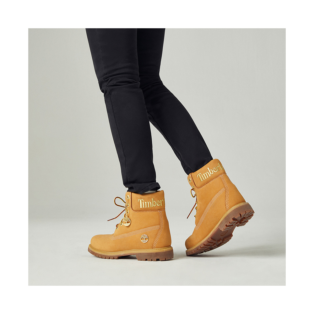 Timberland Premium 6 Inch 'Yellow' Женские