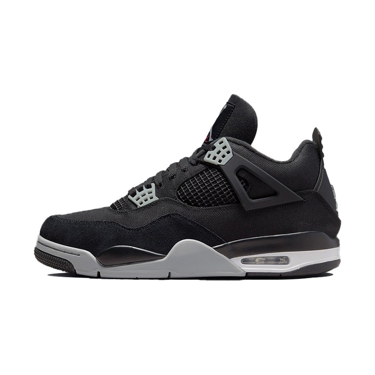 Air Jordan 4 'White / Black / Bleached Lilac / Metallic Silver' Мужские