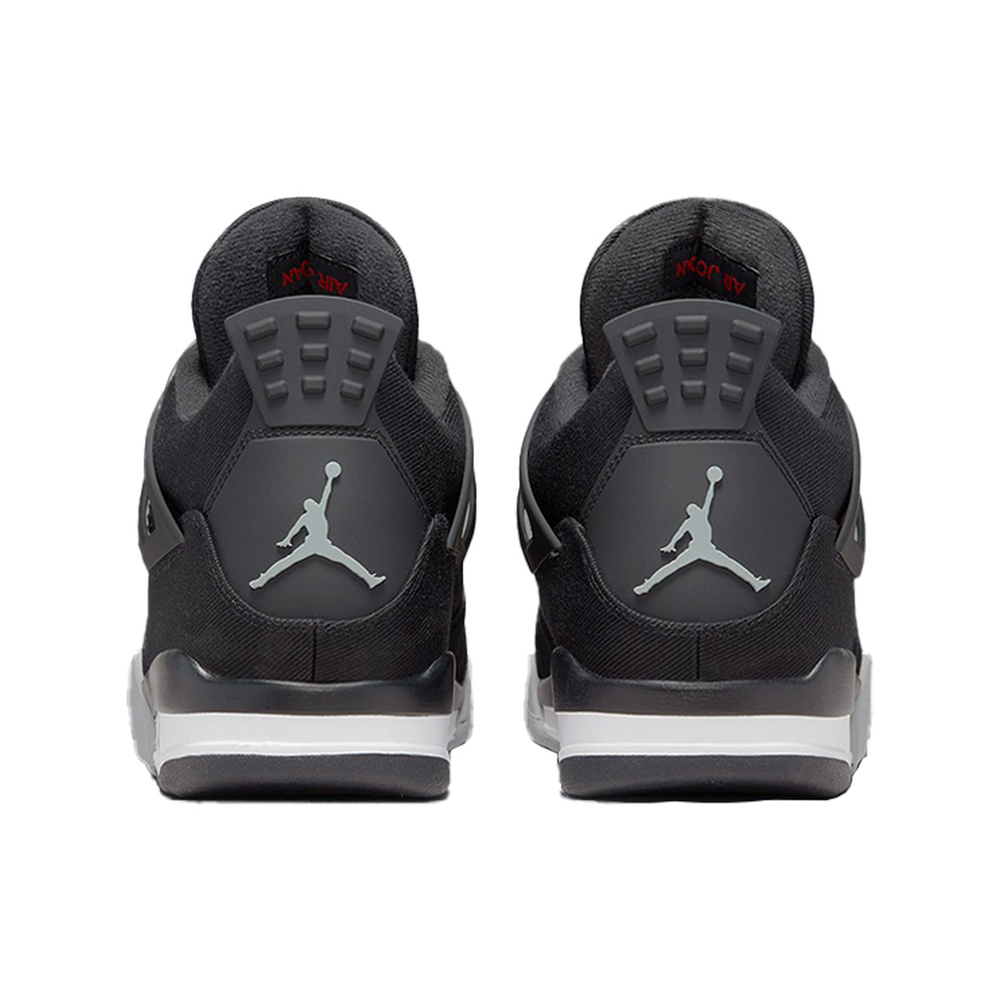 Air Jordan 4 'White / Black / Bleached Lilac / Metallic Silver' Мужские