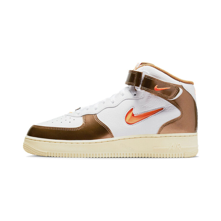 Nike Air Force 1 'White / Photon Dust / Metallic Silver / Black' Мужские