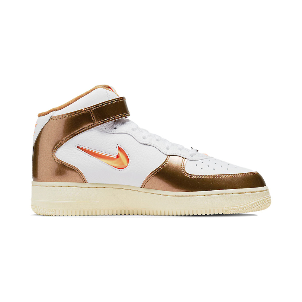 Nike Air Force 1 'White / Photon Dust / Metallic Silver / Black' Мужские