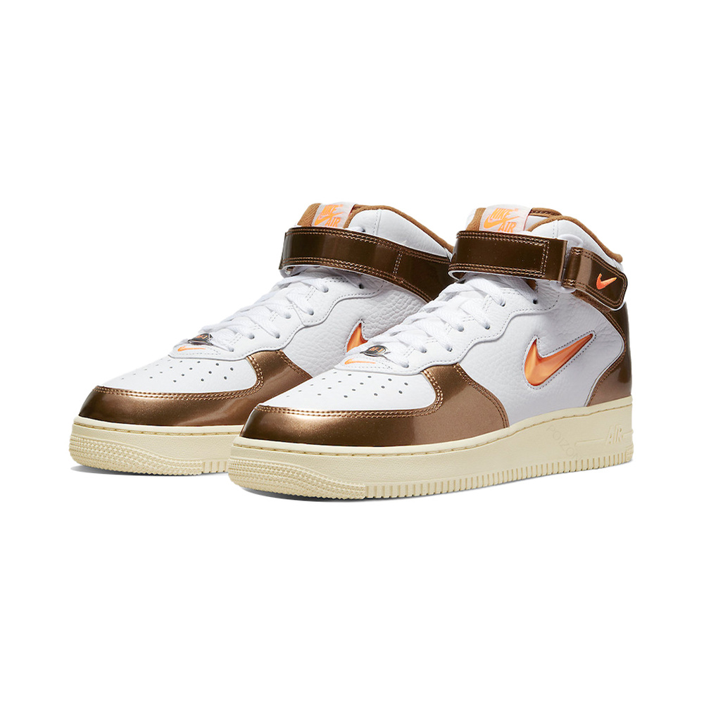 Nike Air Force 1 'White / Photon Dust / Metallic Silver / Black' Мужские