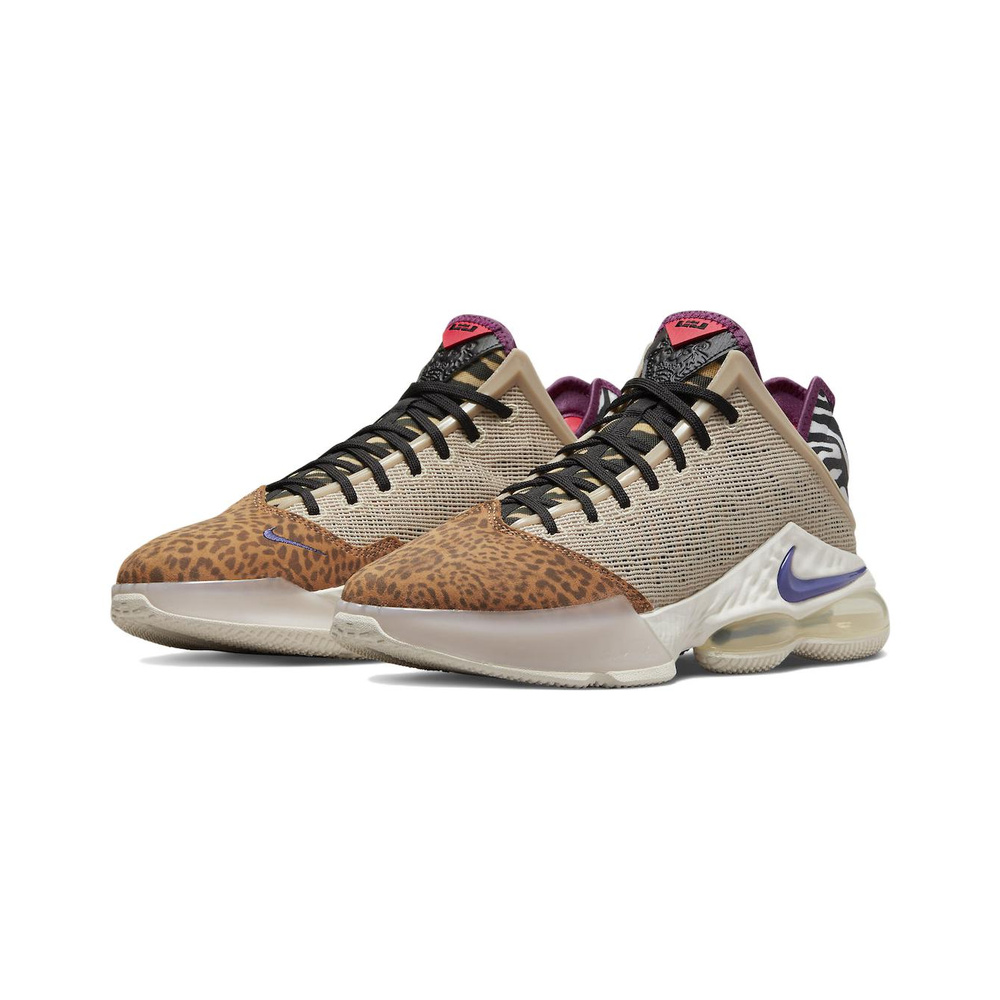 Nike Lebron 19 'Peony / Black / Gum Light Brown / Sail' Мужские