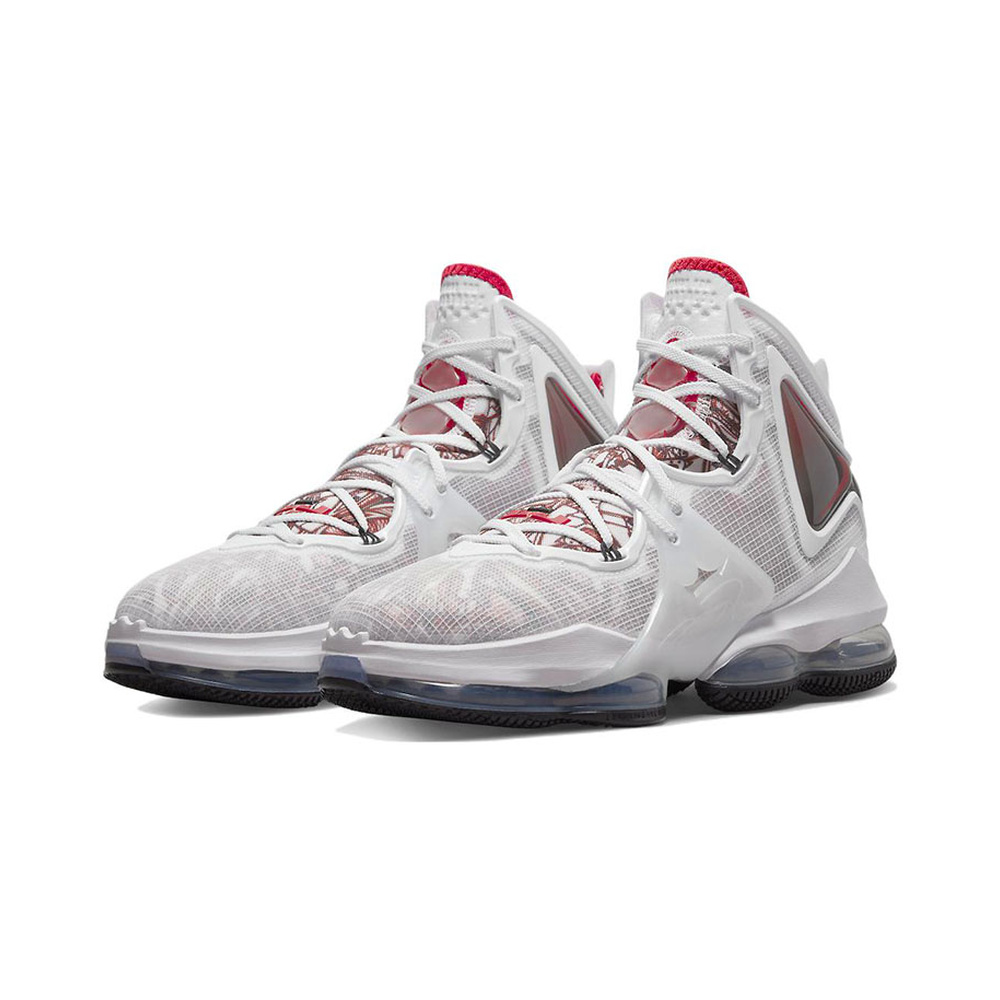 Nike Lebron 19 'White / Lapis / Total Orange / Metallic Silver' Мужские