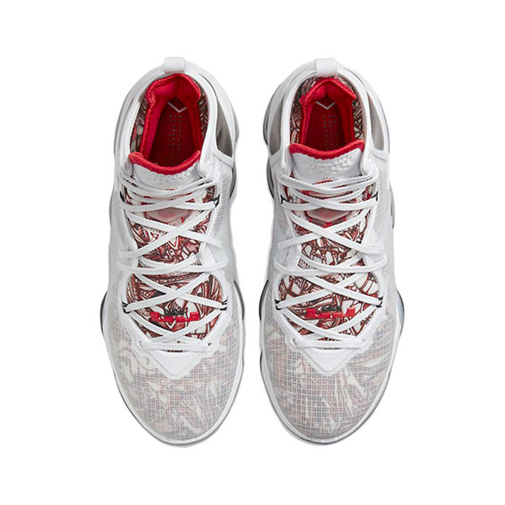 Nike Lebron 19 'White / Lapis / Total Orange / Metallic Silver' Мужские