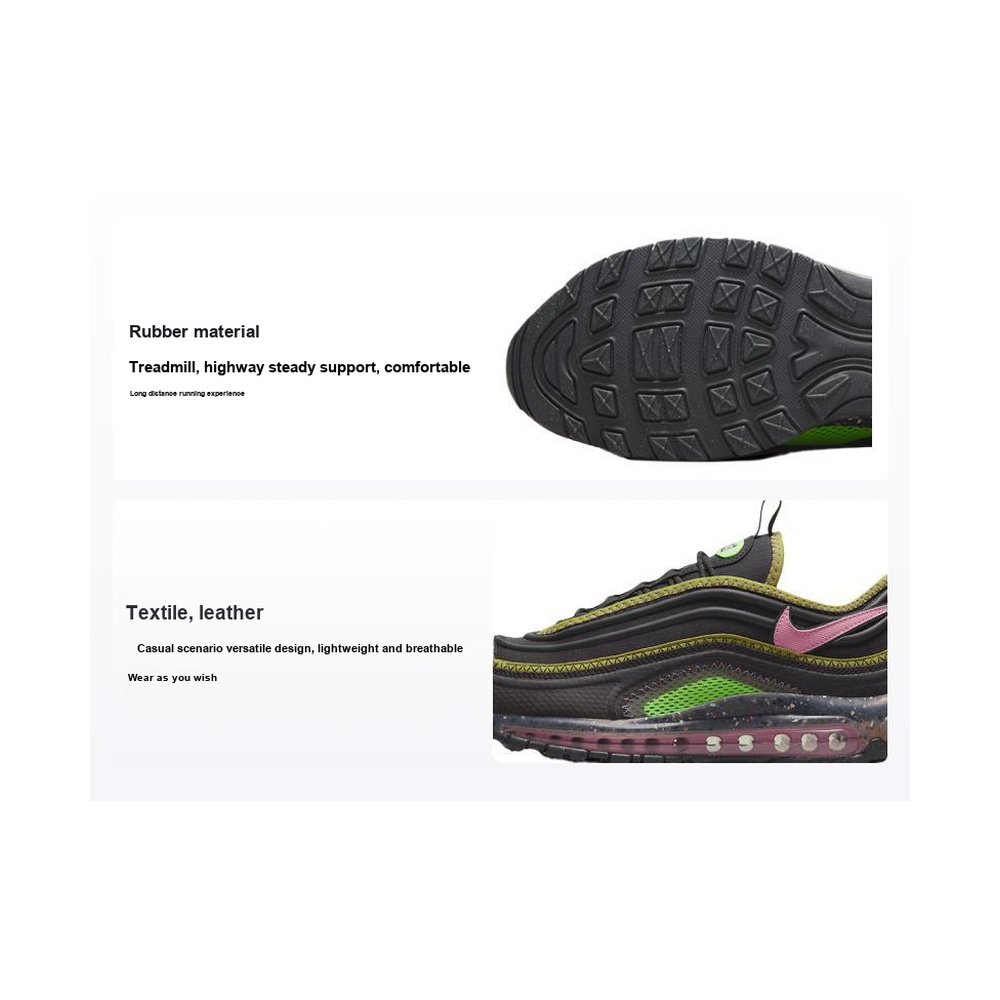 Nike Air Max 97 'Black / Metallic Silver' Мужские