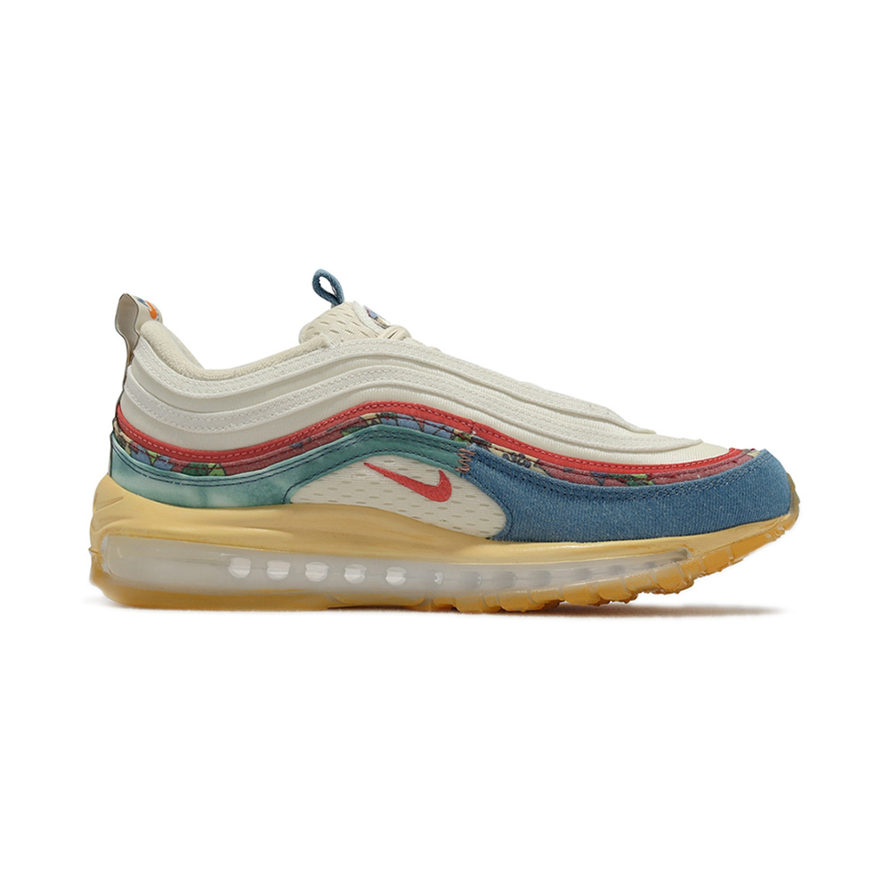 Nike Air Max 97 'Court Purple / University Gold / Gum Medium Brown / Coconut Milk' Мужские