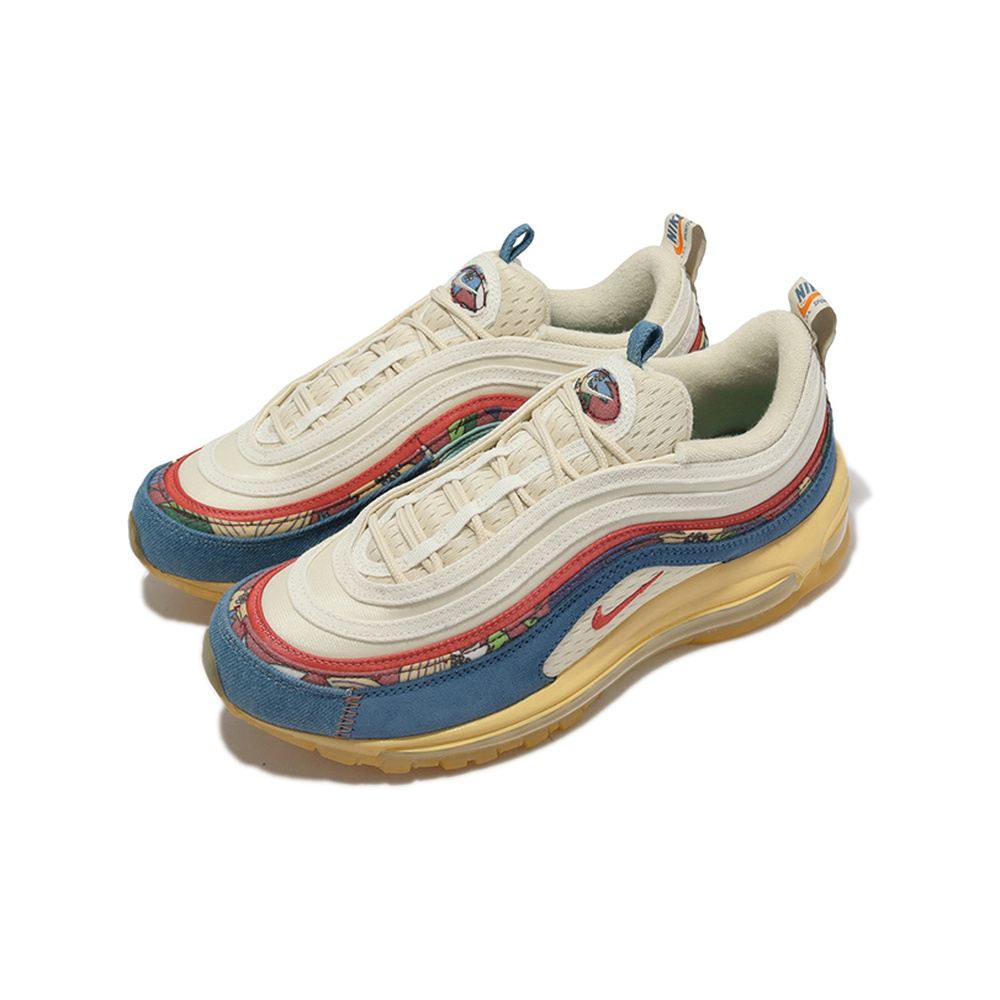 Nike Air Max 97 'Court Purple / University Gold / Gum Medium Brown / Coconut Milk' Мужские