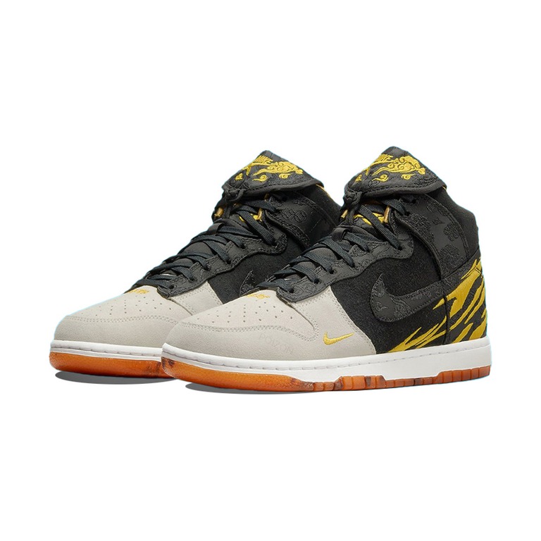 Nike Dunk 'Black / Hyper Crimson / White / Chrome' Мужские