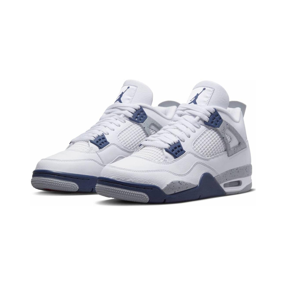 Air Jordan 4 'White / Black' Мужские