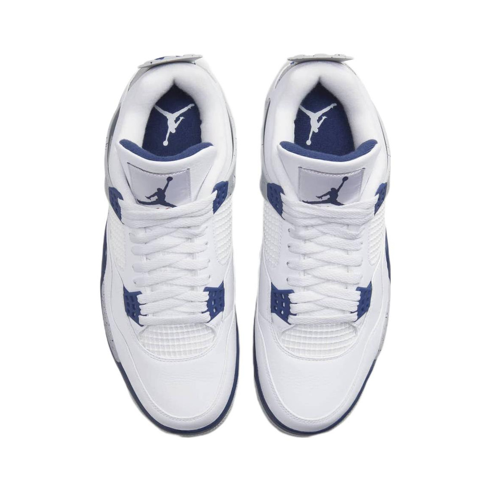 Air Jordan 4 'White / Black' Мужские