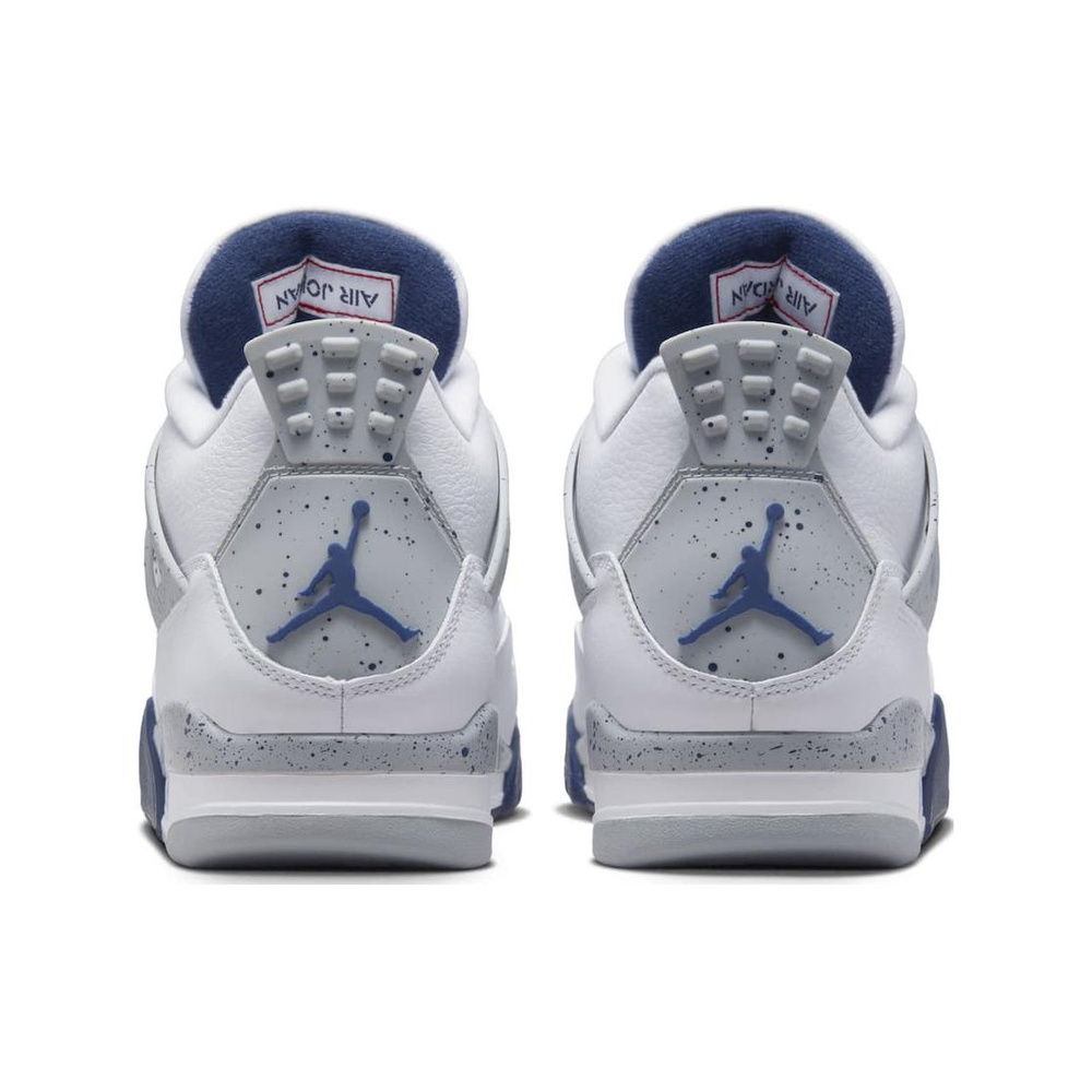 Air Jordan 4 'White / Black' Мужские