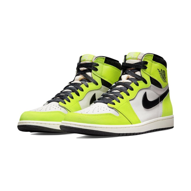 Air Jordan 1 Retro High OG 'Obsidian / Lime Blast / Polar / Pink Foam' Мужские