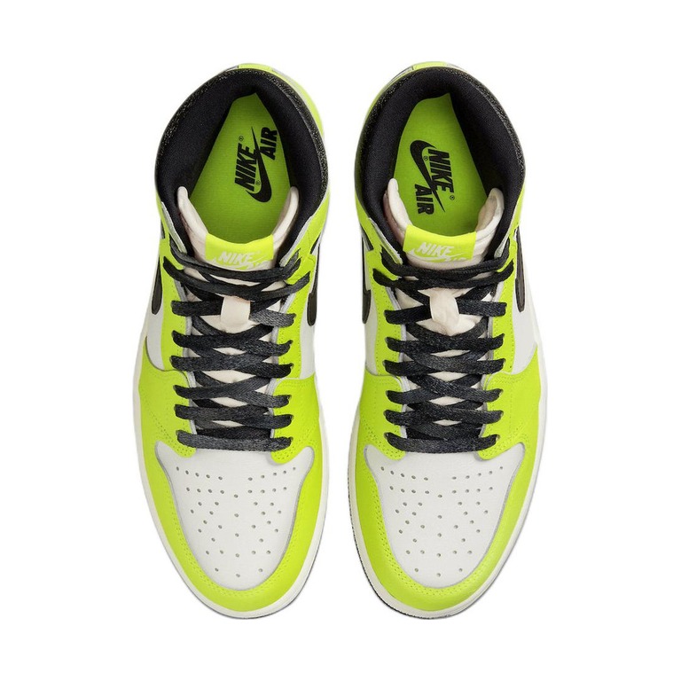 Air Jordan 1 Retro High OG 'Obsidian / Lime Blast / Polar / Pink Foam' Мужские
