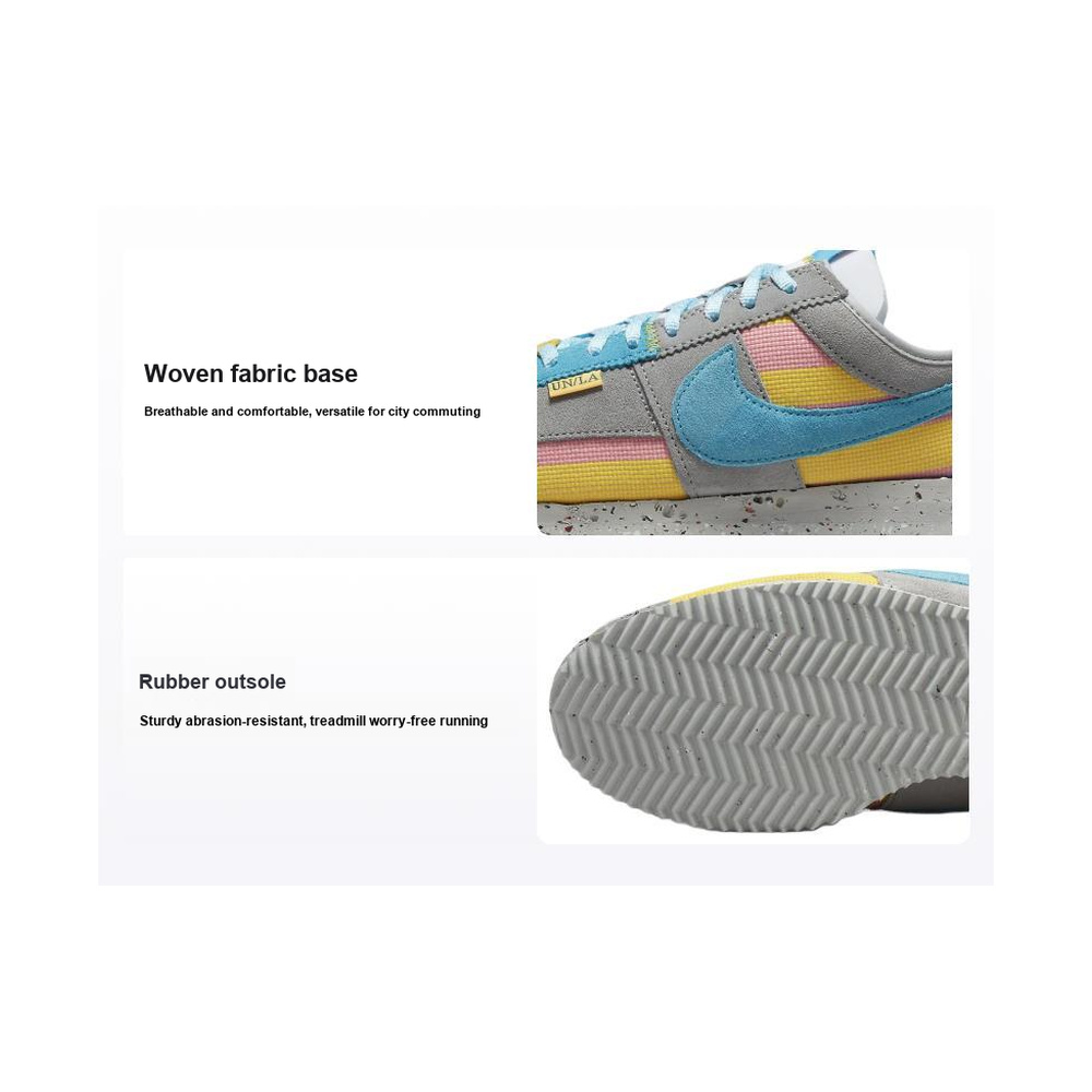 Nike Cortez 'Light Smoke Grey / Photon Dust / Hyper Crimson / Chrome' Мужские