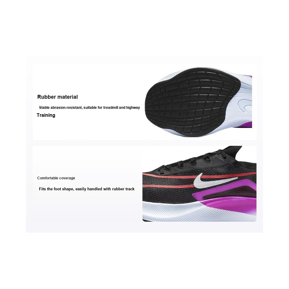 Nike Zoom Fly 'Black / Metallic Silver' Мужские