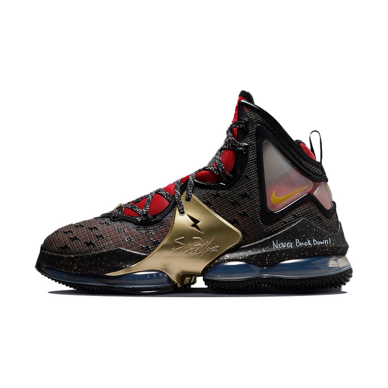 Nike Lebron 19 'Black / Hyper Crimson / White / Chrome' Мужские