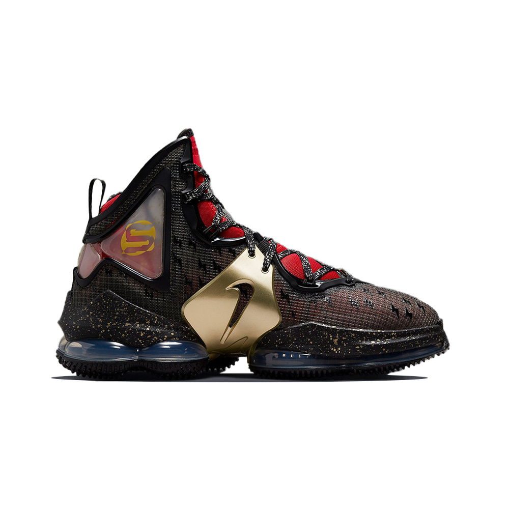 Nike Lebron 19 'Black / Hyper Crimson / White / Chrome' Мужские